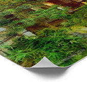 241 Japanse tuinbezoeker Poster (Hoek)