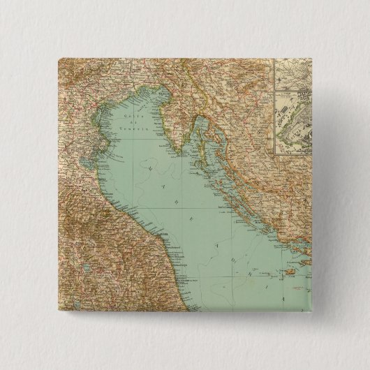 2426 Noord-Italië Vierkante Button 5,1 Cm (Voorkant)