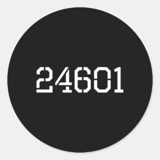 24601 RONDE STICKER