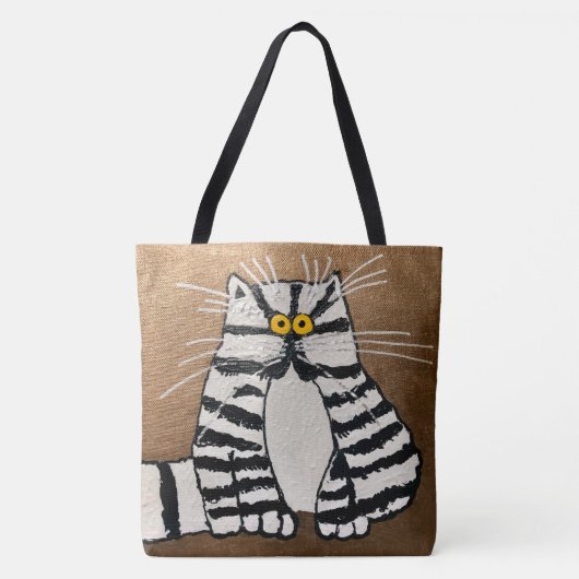 249 - Kat van Botero - Canvas tas (Voorkant)