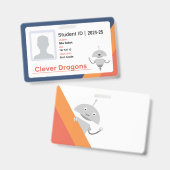 24-25 Clever Dragons Badge (Voor- en achterkant)