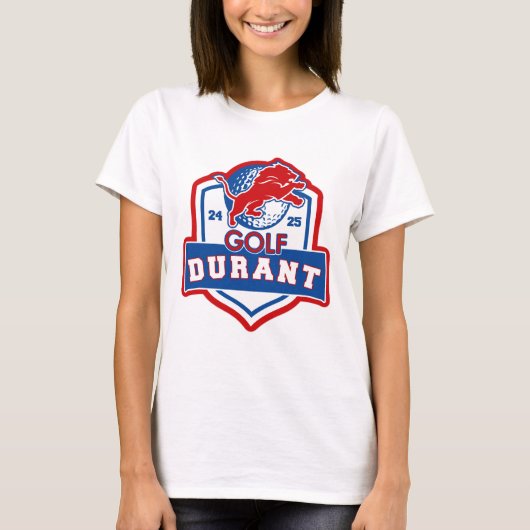 24-25 Durant Lions - GOLF - Lady Lions T-shirt (Voorkant)