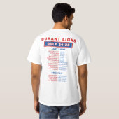 24-25 Durant Lions - GOLF - Lady Lions T-shirt (Achterkant volledig)