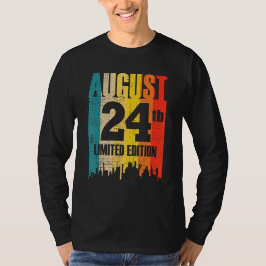 24 augustus Beperkte maand van de Uitgave 8 24e da T-shirt (Voorkant)