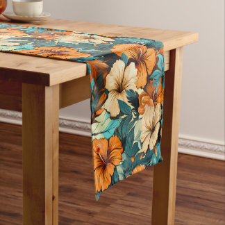 #24 Bloemen patroon Korte Tafelloper