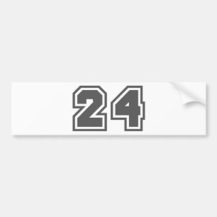 24 BUMPERSTICKER
