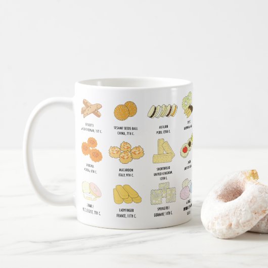 24 de biscuits tasses de la connaissance de (Avec donut)