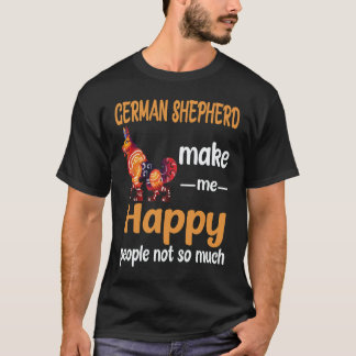 24 Duitse Herders Maakt Me Gelukkig Mensen Niet Zo T-shirt