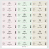 24 Étiquettes à thème bio naturel Beurre (Feuille)