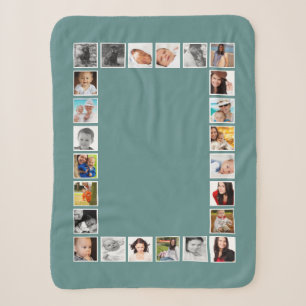 24 Foto DIY Persoonlijk collage Sherpa Deken