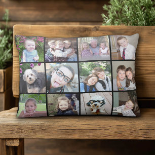 24 Fotosjabloon collage Accent Kussen