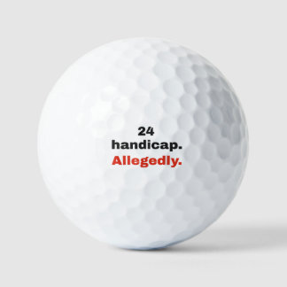 24 Handicap, Blijkbaar: Grappige Golfballen