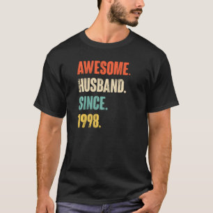 24 huwelijksanier hem Geweldige man sinds T-shirt