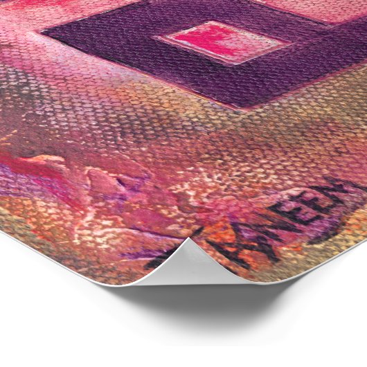 24-inch GROTE Allah Muhammad Original Art Poster (Hoek)