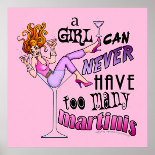 24-inch X 24-inch POSTER - TE VEEL MARTINIS
