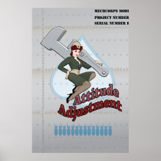 24-inch x 36-inch hoogteaanpassingsnose art Poster