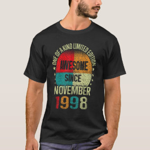 24 jaar Geweldige sinds november 1998  24e jaartal T-shirt