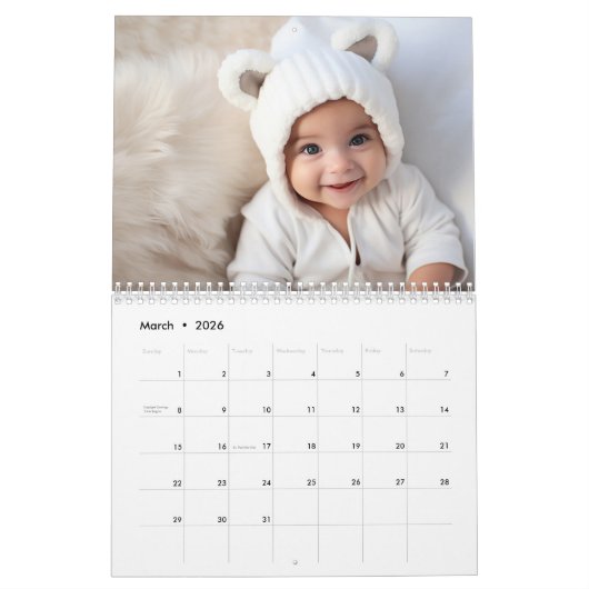 24 maanden - 26 foto's met volledige dekking kalender (Mar 2026)