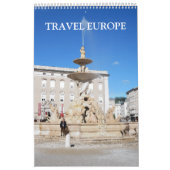 24 mois Travel Europe Calendrier d'une page (Protection)