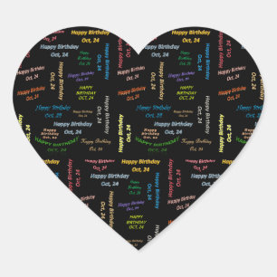 24 oktober, 24-jarige Sticker