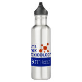 24 Oz Water Bottle-Let's Talk Toxicology Waterfles (Rechts)