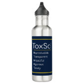 24 Oz Water Bottle-ToxSci Journal Waterfles (Rechts)