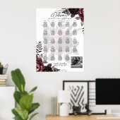 24 Tableau de sièges avec noms, accueil de la phot (Bureau à domicile)