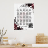 24 Tableau de sièges avec noms, accueil de la phot (Cuisine)