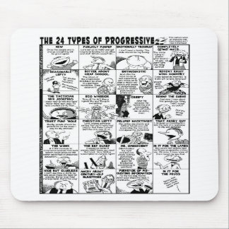 24 Types van progressieve mousepad Muismat