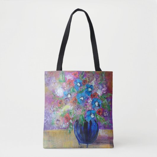 "24 uur 'Bouquet' Canvas tas Art van Sheryl Amburg (Voorkant)