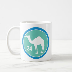 24 uur - Camel Design (Blue/Blauwgroen) Mok