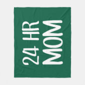 24 uur mama fleece deken (Voorkant)