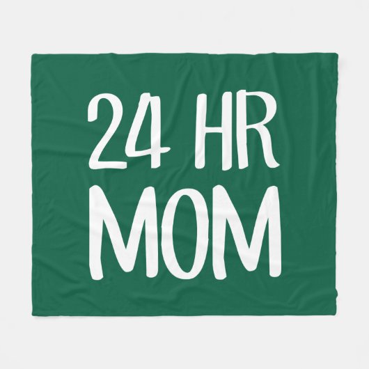 24 uur mama fleece deken (Voorkant (Horizontaal))