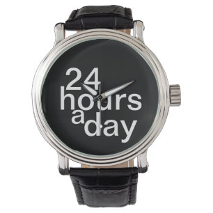 24 uur per dag horloge