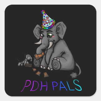 24-uurs stream Francis Vierkante Sticker