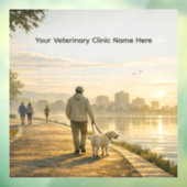  24" Veterinary Clinic Window Cling Raamsticker (Vel 3)