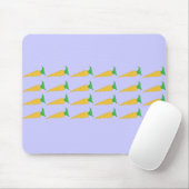 24 wortelen, gouden mousepad muismat (Met muis)