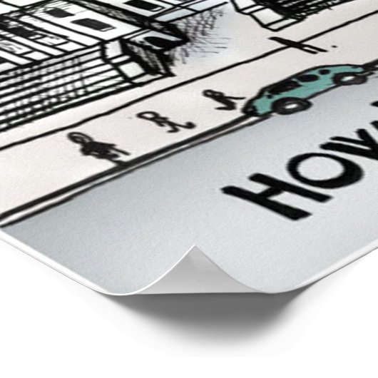 24" x 20", Poster - Vue de Washington, D.C. (Coin)