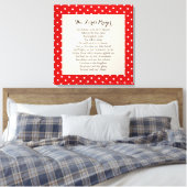 24 x 24 Het Onzevadersgebed  Canvas Afdruk (Insitu (Slaapkamer))