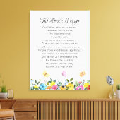 24 x 32 Het gebed van de Heer Canvas Print (Insitu (Woonkamer))