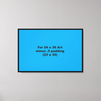 24 x 36 dikke Sjabloon van de Omslag van het Canva Canvas Afdruk