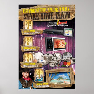 24 x 36 Pak het Poster voor verwijzingsrechten voo