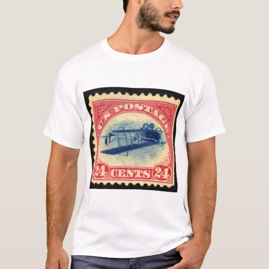 24c Inverted Jenny T-shirt (Voorkant)