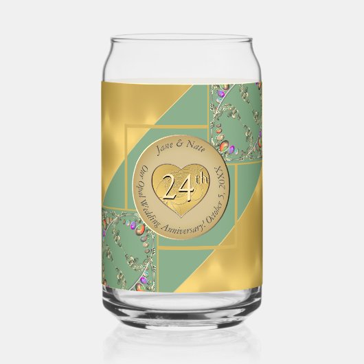 24e anniversaire Opal verre (Verso)