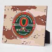 24e Desert Storm infanteriedivisie Fotoplaat (Zijkant)