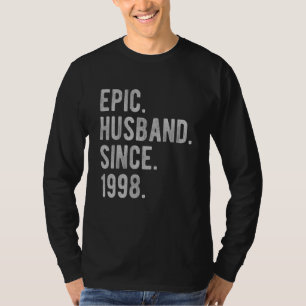 24e huwelijksanier voor zijn epische echtgenoot Si T-shirt