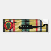 24e Inf. Div. UH-1 Huey SWACM Bumpersticker (Voorkant)