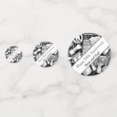 24e Jubileum bewerkbaar Confetti (Achterkanten)