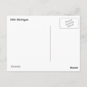24E MICHIGAN BRIEFKAART (Achterkant)