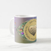 24e Opaal Huwelijksjubileum Koffiemok (Voorkant links)